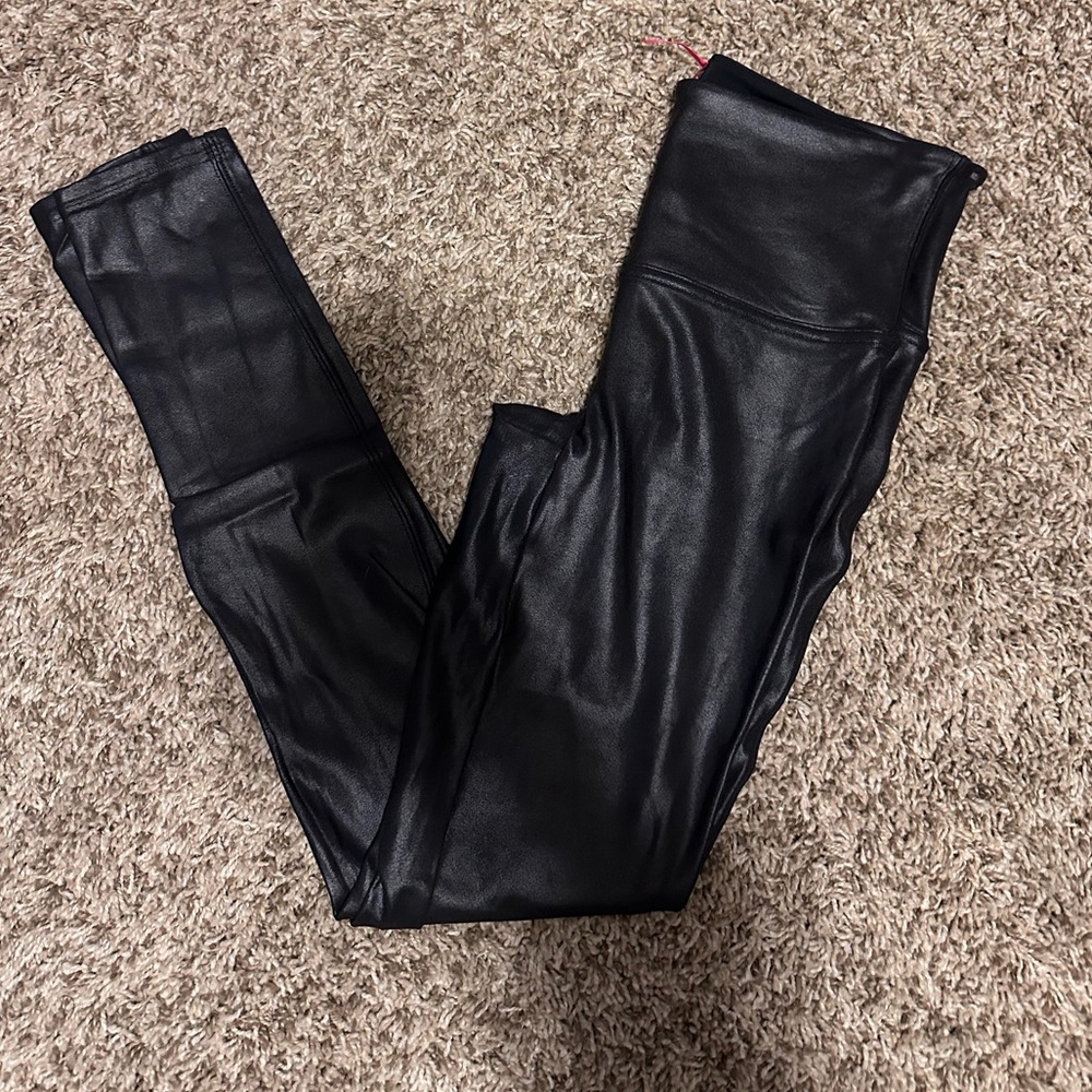SPANX Leather Leggings